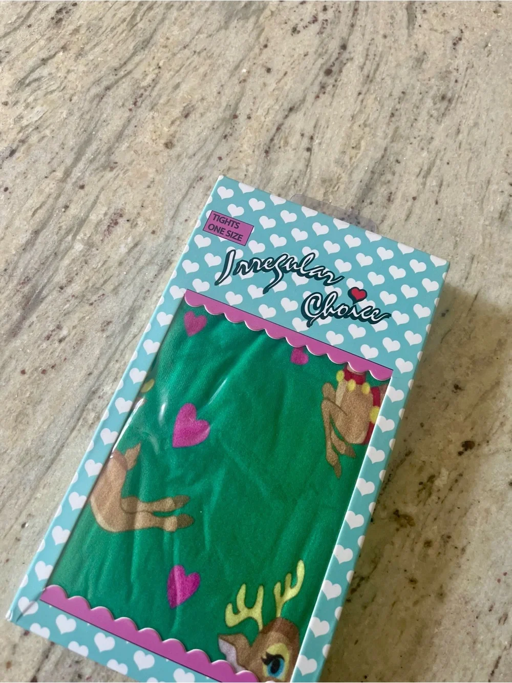 Irregular choice reindeer tights